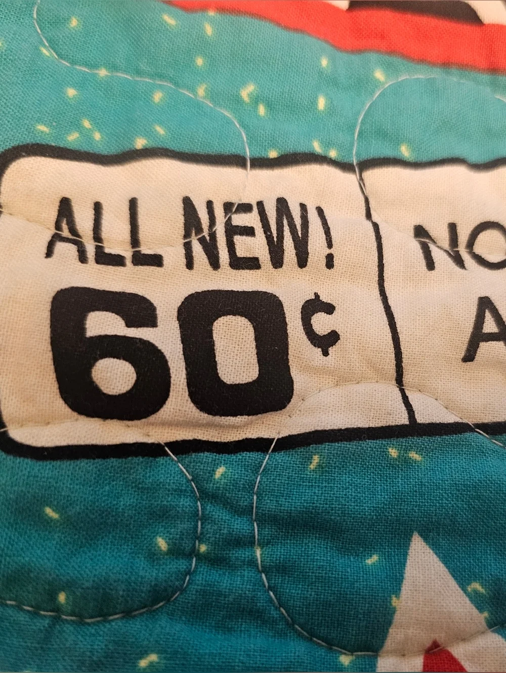 Wonder Woman Handmade DC Comics Issue #302 Crib Quilt